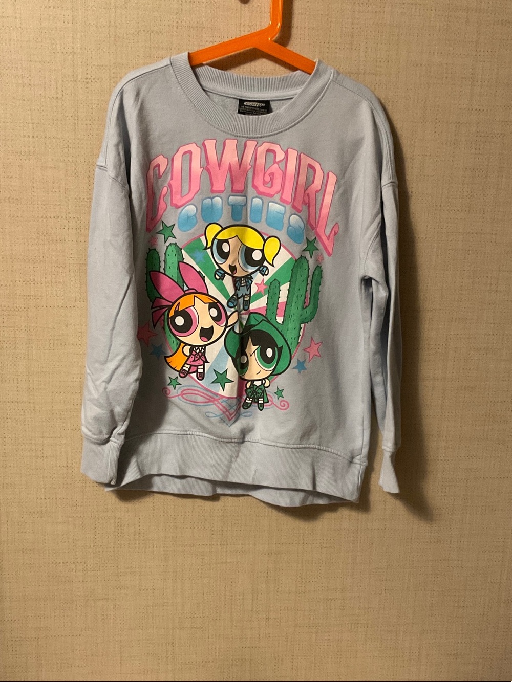 Cowgirl Cuties Light Blue Kids Sweatshirt